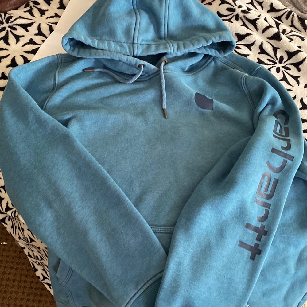 Light blue cart sweatshirt hoodie